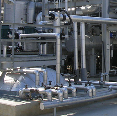 sulfur handling and degassing equipment